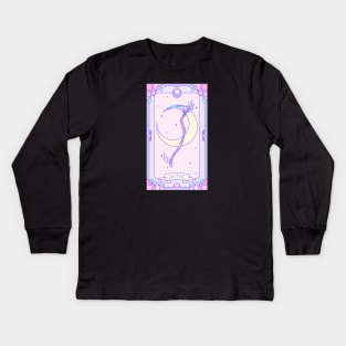 Justice - Pastel Tarot Deck Kids Long Sleeve T-Shirt